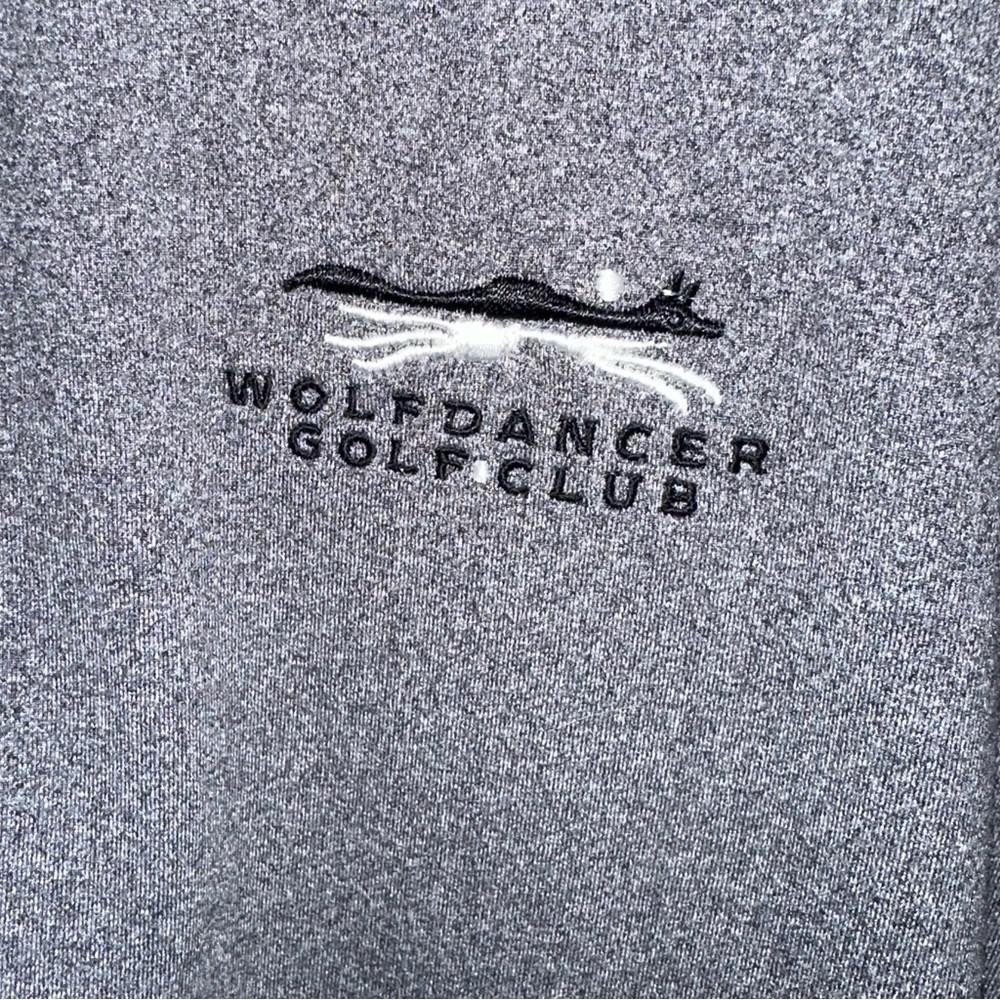 Straight Down Wolfdancer Golf Club Texas 1/4 Zip Pullover Gray XXL - Picture 3 of 9